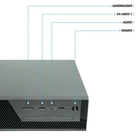 Kiebel Micro X 12 Mini-PC Intel Core i7 12700 4K Ultra HD 2,1 GHz 32 GB RAM 1 TB SSD Intel UHD Graphics 770 Windows 11 Home