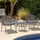 Outsunny Rattan Bistroset 3-tlg. Grau