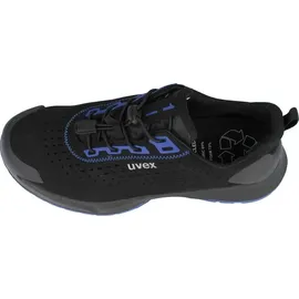 Uvex 1 x-craft Sicherheitsschuh Halbschuhe S1 schwarz/blau schwarz/blau 40 - schwarz/blau