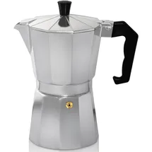 Krüger Espressokocher 9 Tassen Silber