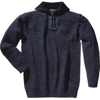 Scheibler Pullover Gr.M schwarz/blau-meliert