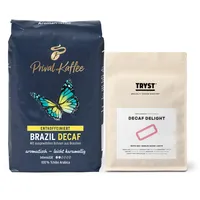 Tchibo - Entkoffeiniertes Probierpaket "Double Decaf" - 1x 250 g Ganze Bohne, 1x 500 g Ganze Bohne