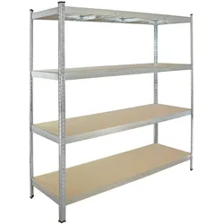 Baumarktplus Schwerlastregal 180x160x60 cm Traglast 1000 kg Steckregal Lagerregal Kellerregal Werkstattregal