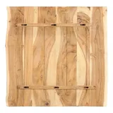 vidaXL Tischplatte Massivholz Akazie 58x(50-60)x2,5 cm