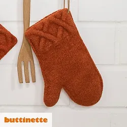 Strickanleitung – Ofenhandschuh aus Woll Butt Filzwolle