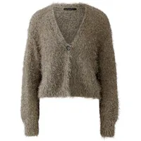 Oui Damen Strickjacke lässig geschnitten Uni - 40