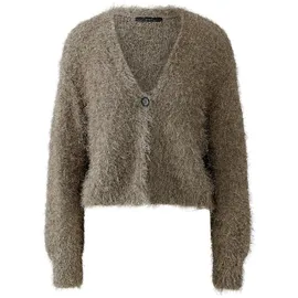 Oui Damen Strickjacke lässig geschnitten Uni - 40