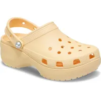 Crocs Classic Platform Pearl Holzschuhe - Golden Hour -