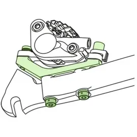 Shimano Scheibenbremsadapter Hinten 160 mm