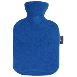 Fashy Wärmflasche Fashy Wärmflasche mit Fleecebezug blau 2L blau