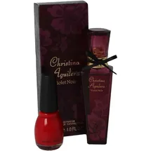 Christina Aguilera Violet Noir Eau de Parfum 30 ml + Nagellack 15 ml Geschenkset