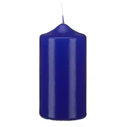 Kopschitz Kerzen Kerzen Spitzkopf Stumpenkerzen Royalblau, 300 x 90 mm, 6 Stück