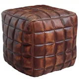 Wohnling Hocker WL5.331 braun Leder, 1 St.