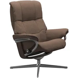 Stressless Mayfair mit Cross Base Rohleder 79 x 102 x 73 cm dark beige q2 faron