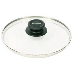 Riess Glasdeckel flach für Cortina & Reventon Pfannen Ø18cm