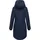 Ragwear Damen atmungsaktiver langer Wintermantel in Wollmantel-Optik warme Winterjacke Jannisa Coat YOUMODO Navy Gr. L - L