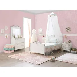 Cilek Kinderbett Romantic 100 x 200 cm MDF weiß