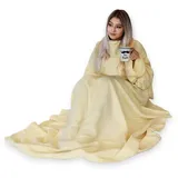 mikamax – Snugs Original – Kapuzendecke - Kuschelige Decke – Fleece-Decke – Deck mit Ärmeln – Warme Decke - Kuschldecke Fleece