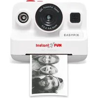 Easypix InstantFUN Digitale Sofortbildkamera Weiß