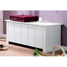 OTTO home Sitztruhe Bertram Weiß 100 x 45 x 45 cm