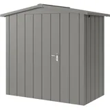 hörmann stauraumsysteme Juno Gerätehaus 2,14 x 1,18 m Grau