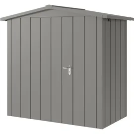 hörmann stauraumsysteme Juno Gerätehaus 2,14 x 1,18 m Grau