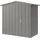 hörmann stauraumsysteme Juno Gerätehaus 2,14 x 1,18 m Grau