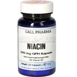 NIACIN 500 mg GPH Kapseln 30 St