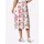 Lady A-Linien-Rock Damen Floral Ecru/Fuchsia 42