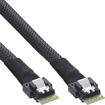 InLine Slim SAS Kabel, SFF-8654 zu SFF-8654 24Gb/s, 1m