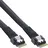 InLine Slim SAS Kabel, SFF-8654 zu SFF-8654 24Gb/s, 1m