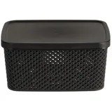Mojawo Aufbewahrungsbox 23 x 17 x 12 cm 1-tlg. schwarz