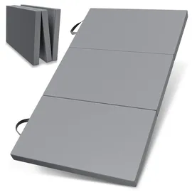 eloneo Klappmatratze 120 x 200 cm H2 Polyester/Leinen