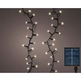 Kaemingk Lichterkette Solar Compact 1100 cm warmweiß Schwarz