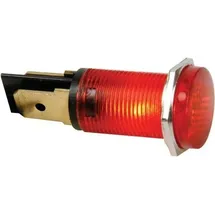 Seder Kontroll-lampe - Rund - Rot- 220 V - 14 mm