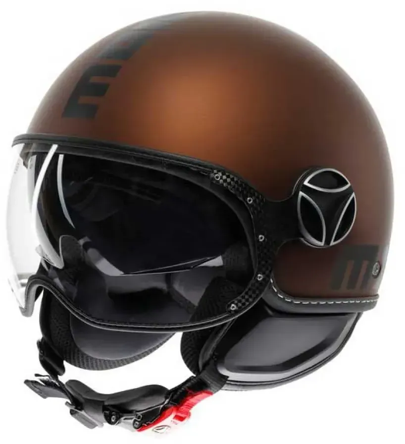 Momo Design Fgtr Evo E2206 Jethelm - Matt Espresso / Black - S