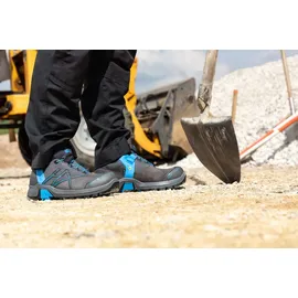 Haix CONNEXIS Safety+ GTX low grau/blau S3