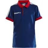 Craft Pro Control Poloshirt Kinder 390430 - navy/bright red 146/152