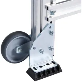 ZARGES Treppenpodest 60° 1000 cm 4 Stufen Metall