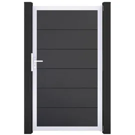 GROJA Steckzaun Tor BasicLine Universal-DIN EV1 Anthrazit