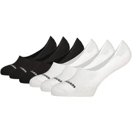 Alife & Kickin Füßlinge 6 Paar Schwarz/Weiß 39-42