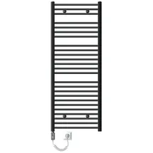 luxebath Badheizkörper Sahara 600 x 1500 mm 1200 W anthrazit gebogen Seitenanschluss