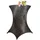 Buri Stehtischhusse Gold/Schwarz Ø 80 cm