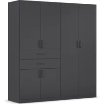 Rauch Drehtürenschrank MAIKA 181 x 197 x 54 cm Grau