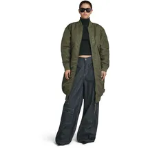 G-Star RAW Damen Long Bomber wmn, Grün (dark olive D23543-C143-C744), L - L