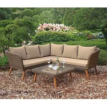 Garden Pleasure Pamplona Lounge-Set anisbraun