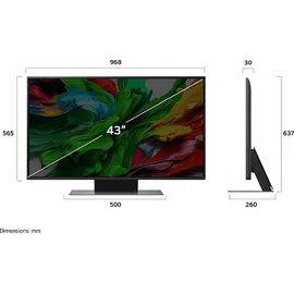 LG 43QNED87A6C 43" 4K QNED evo AI Smart TV