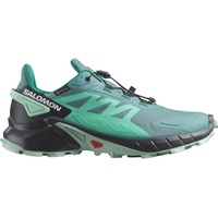 Salomon Supercross 4 Gore-Tex Damen dusty turquise/india ink/blue haze 40 2/3