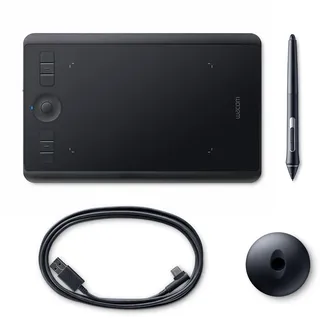 Wacom Intuos Pro Grafiktablett (Größe: S)/Kleines, professionelles Stifttablett (inkl. Wacom Pro Pen 2 Eingabestift mit Ersatzspitzen, geeignet für Windows & Mac) - Ideal für Home-Office & E-Learning