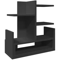 vidaXL - Schreibtisch-organizer Schwarz 49x20x52,5 Cm Holzwerkstoff